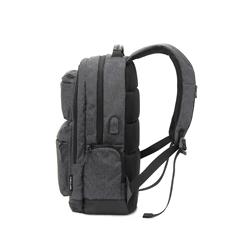 KINGSLONG - Sac à dos en polyester 15,6 po noir