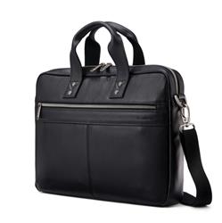 Serviette mince classique en cuir SAMSONITE 15,6 po, noir