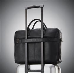 SAMSONITE Classic Leather 15,6" Toploader, noir