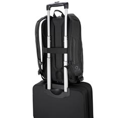 Le sac à dos TARGUS Balance EcoSmart de 15,6 pouces compatible avec les contrôles de sécurité, noir