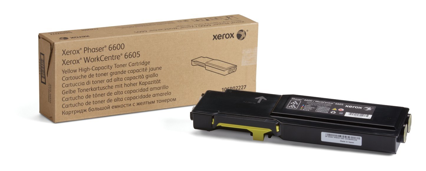 XEROX 106R02227 Cartouche de toner jaune haute capacité
