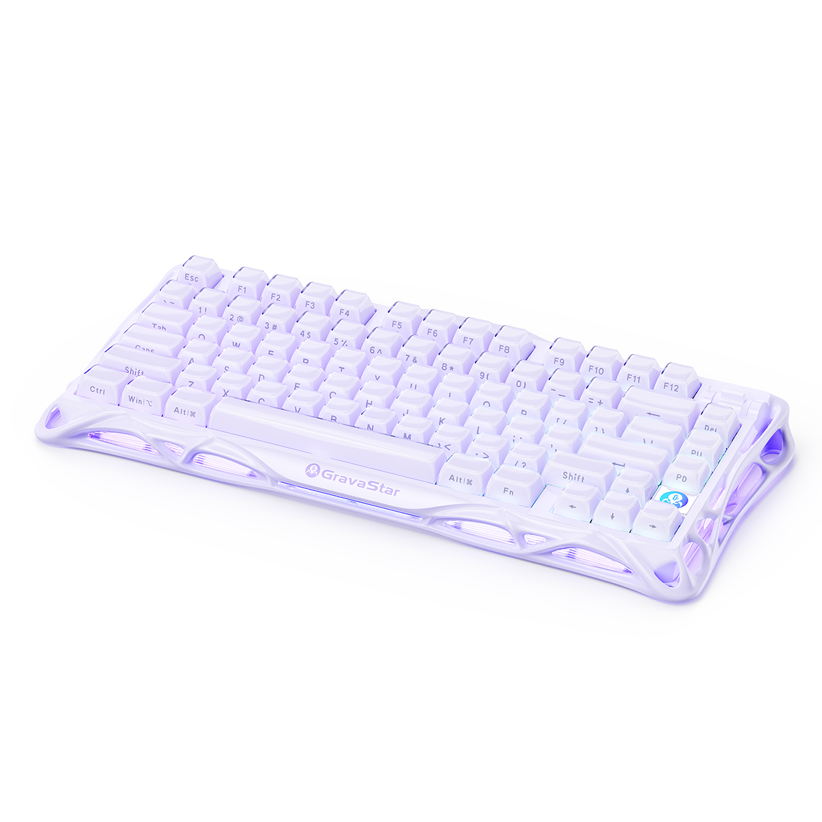 Clavier de jeu mécanique sans fil GravaStar Mercury K1 75%(Open Box)