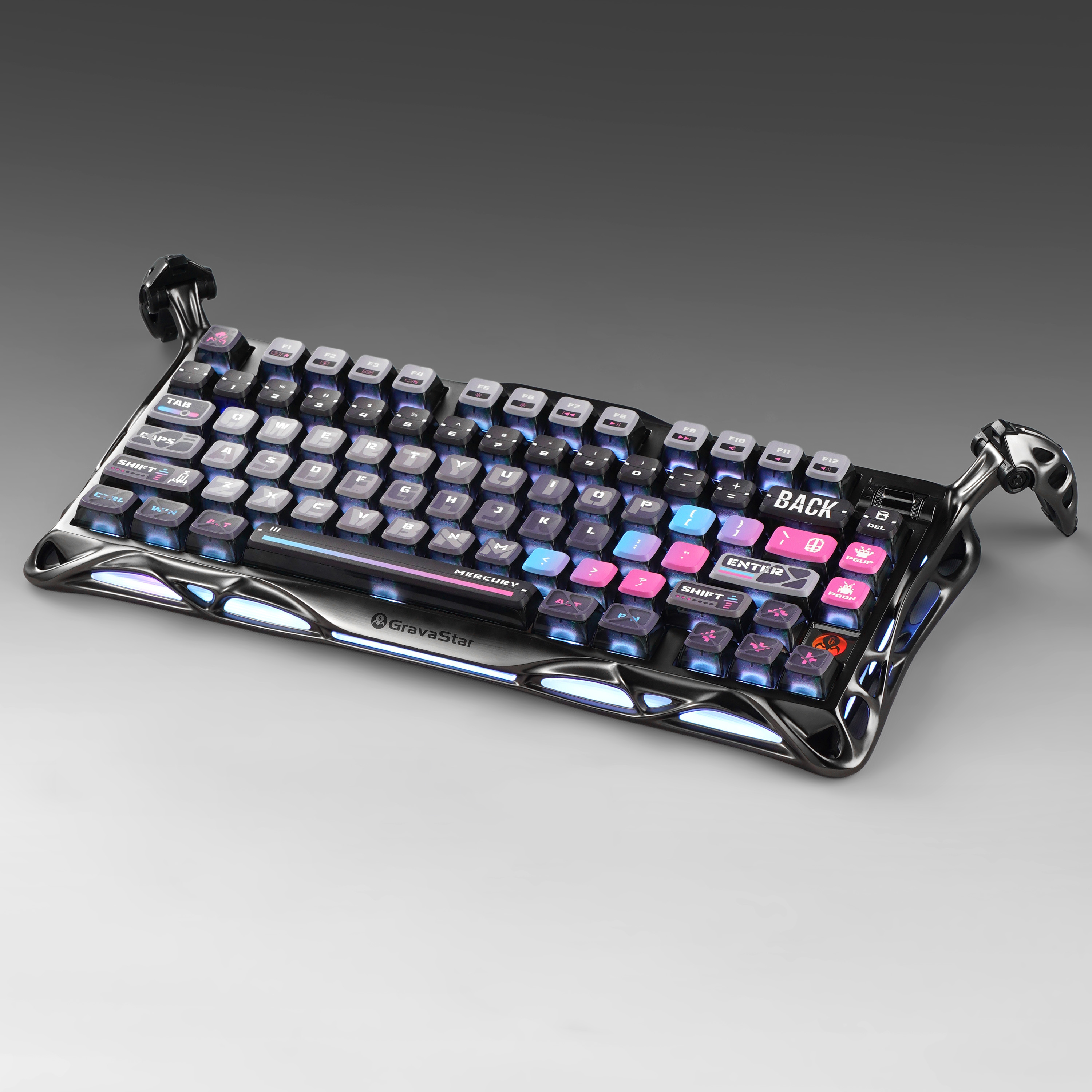 Clavier de jeu mécanique sans fil GravaStar Mercury K1 Pro 75%(Open Box)