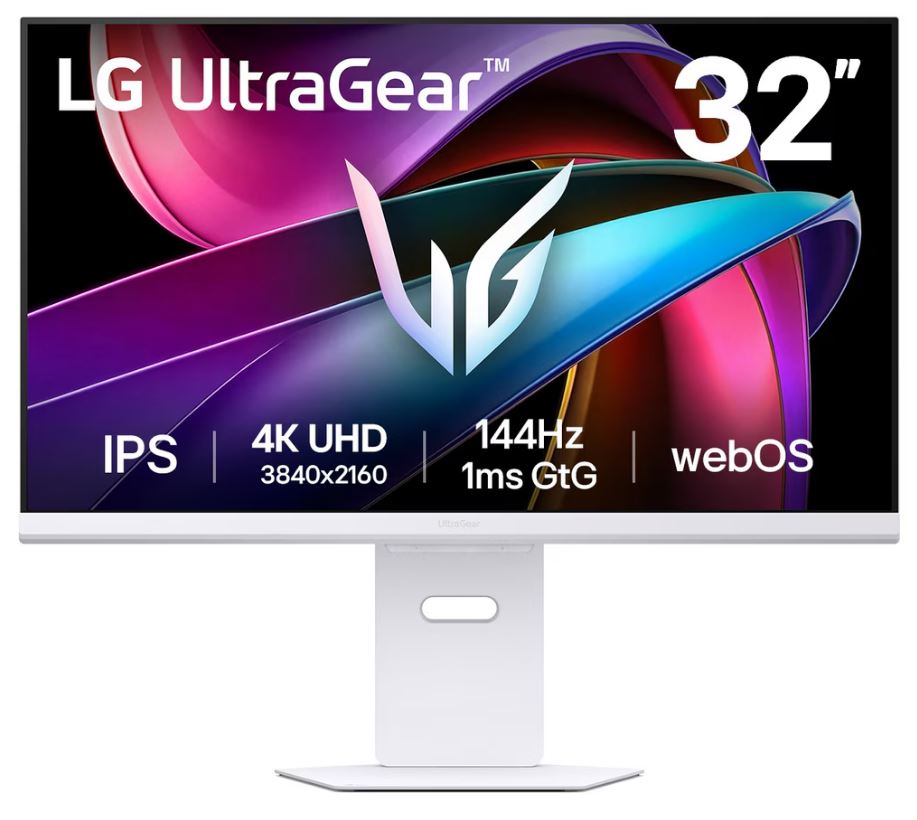 LG UltraGear 32" 4K IPS 144Hz 1ms (GtG) Moniteur de jeu blanc