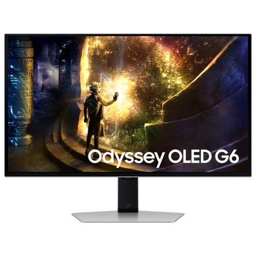Samsung Odyssey G6 27" QHD OLED 240Hz 0.03ms (GTG) Moniteur(Open Box)
