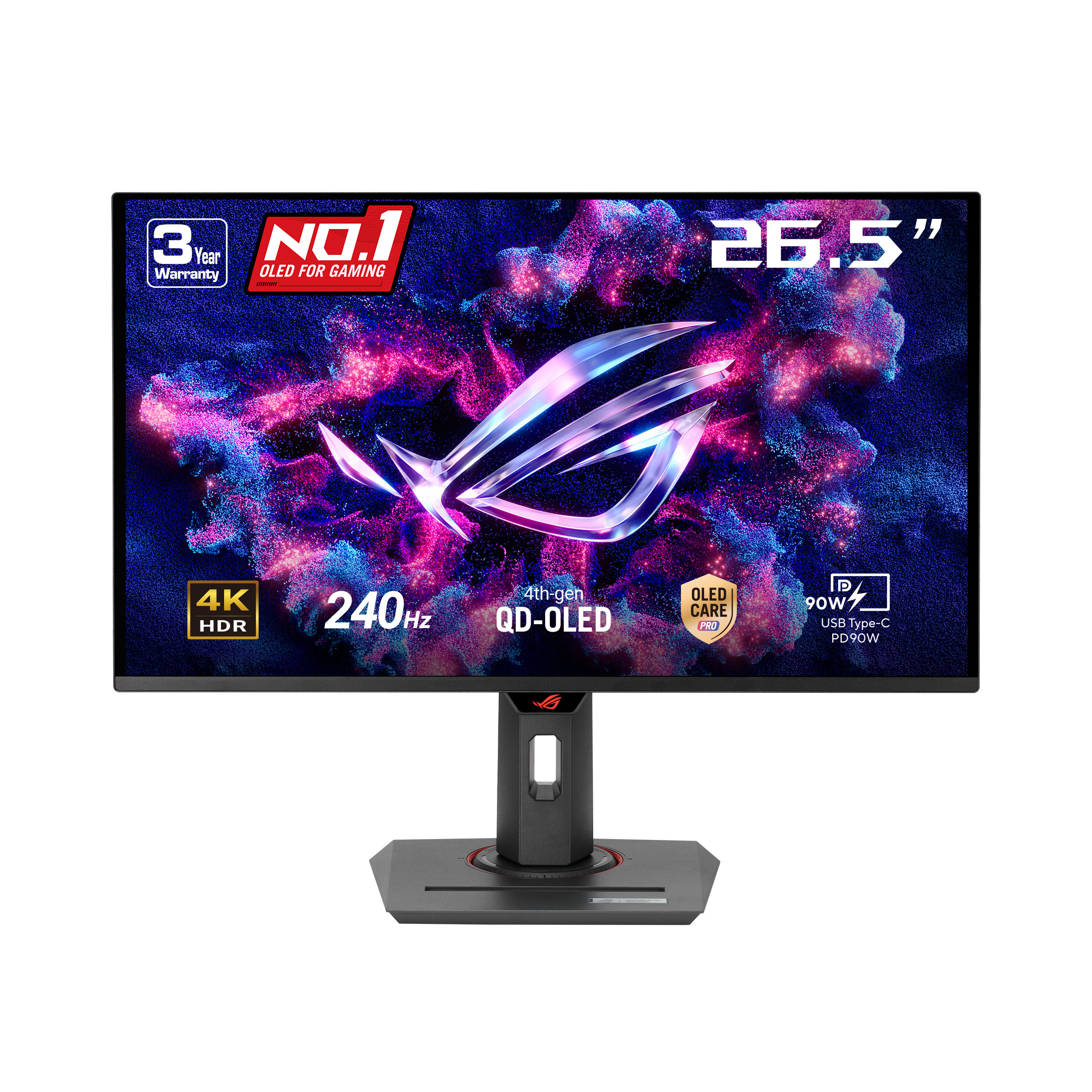 Asus ROG Strix 26.5 po UHD Tandem QD-OLED 240Hz de jeu Moniteur(Open Box)