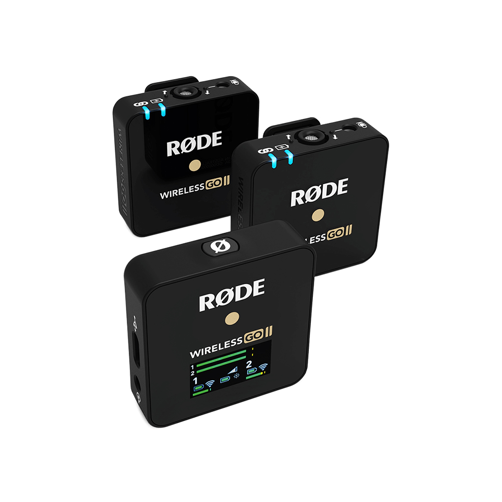 RODE Wireless GO II Système de microphone sans fil compact, Noir