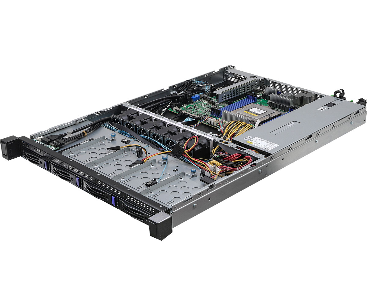 ASROCK 1U Barebone Server Single Processor - (1U4L-GENOA/2T)