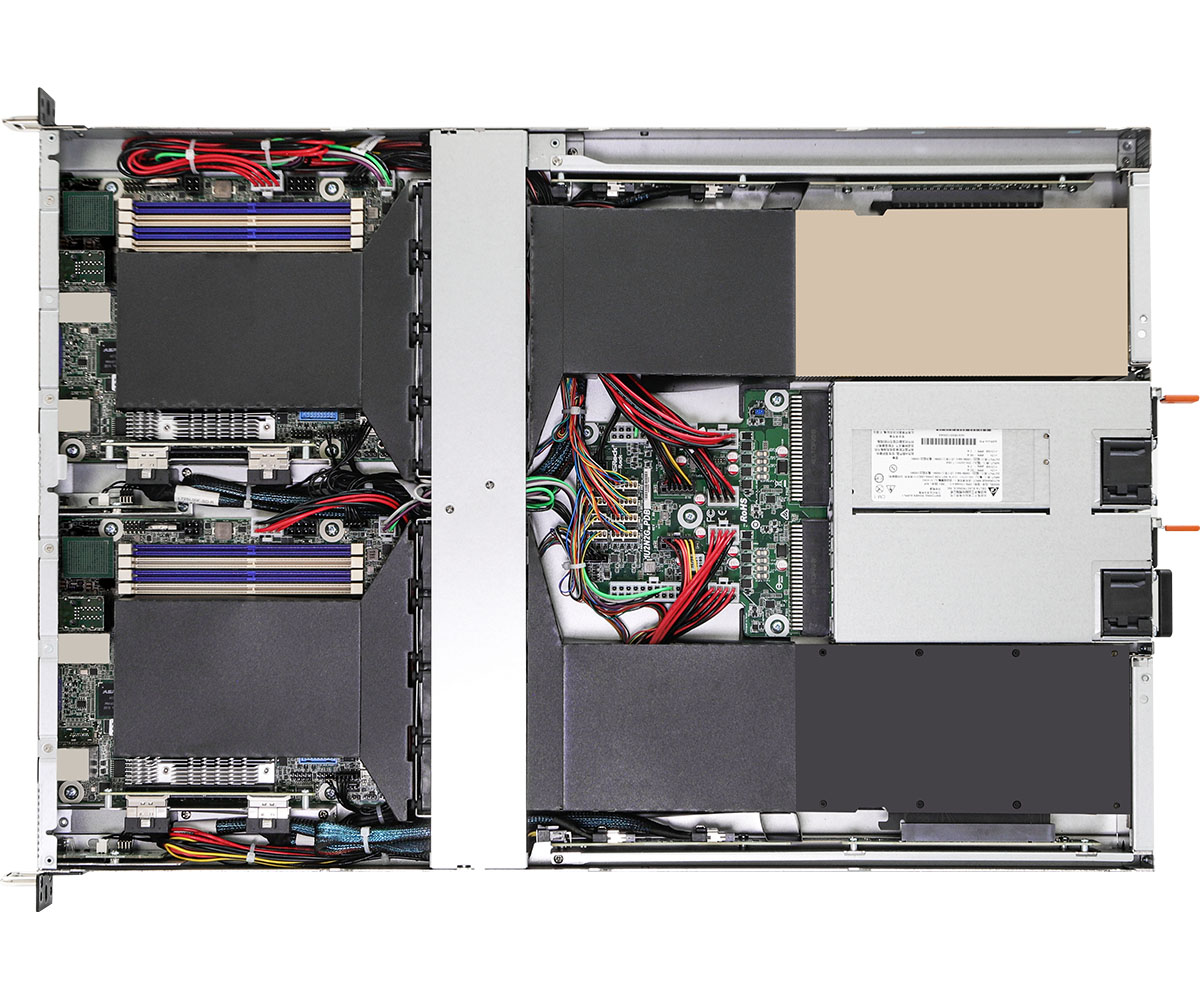 ASROCK 1U Barebone Server Single Processor - (1U2N2G-B550)