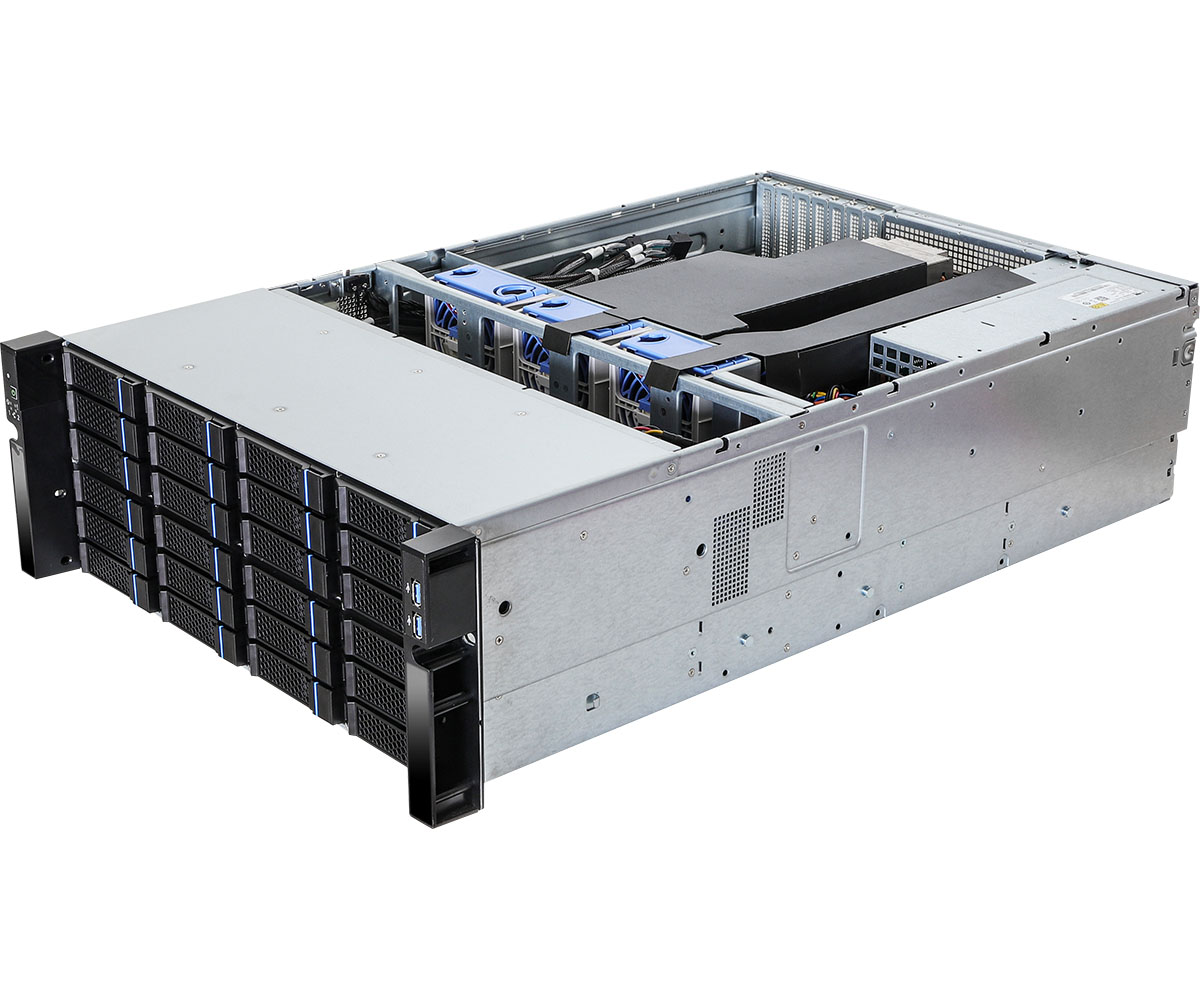 ASROCK 4U Barebone Server Dual Processor - (4U36L2E-ROME2/2T)