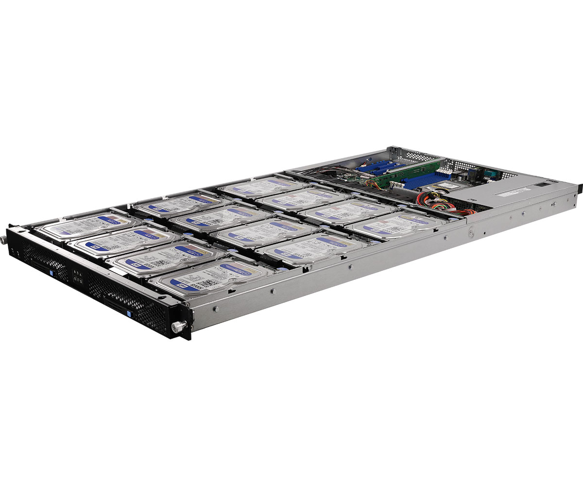ASROCK 1U Barebone Server Single Processor - (1U12XL-EPYC/2T2E)