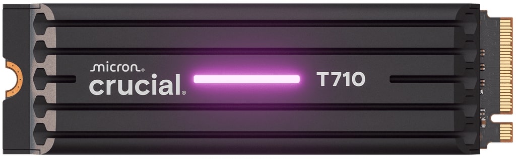 Crucial T710 4 To M.2 SSD  avec dissipateur thermique