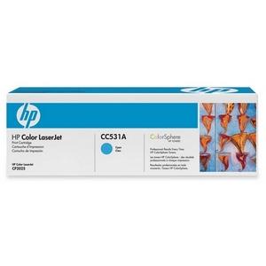 Cartouche de toner LaserJet cyan d'origine HP 304A (CC531A)