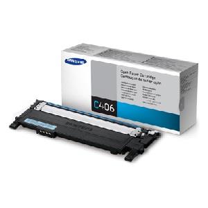 Cartouche de toner cyan SAMSUNG 406S | Rendement de 1 000 pages