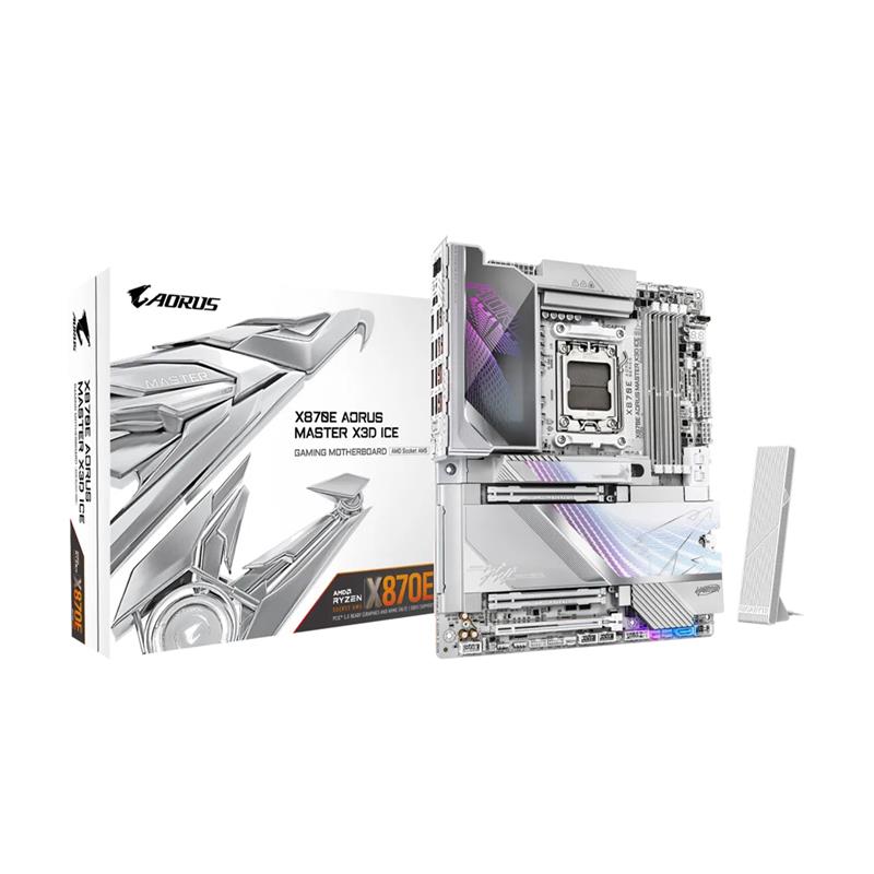 GIGABYTE X870E A MASTER X ICE AMD AM5 ATX Carte mère(Open Box)