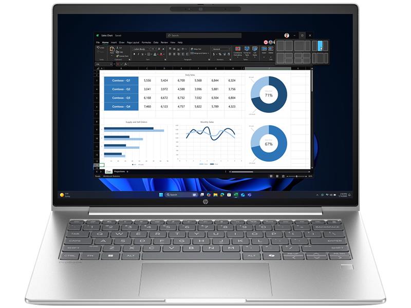 HP ProBook 4 Portable de D'entreprise 14 po Ultra 7 255U 16 Go 512 Go