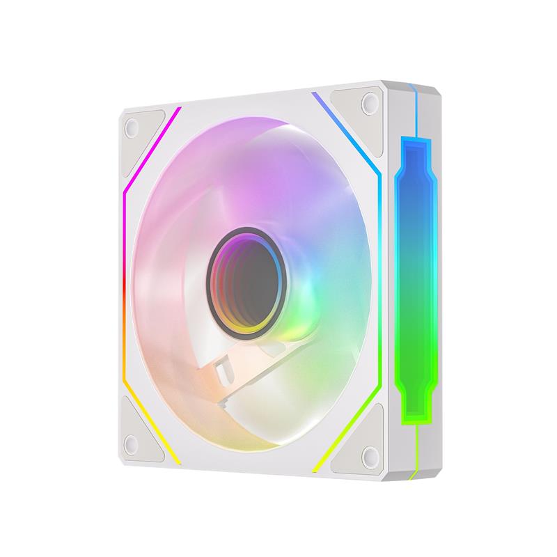 ARMOURY Block III ARGB PWM Fan, Daisy chenchaîné PWM, blanc(Open Box)