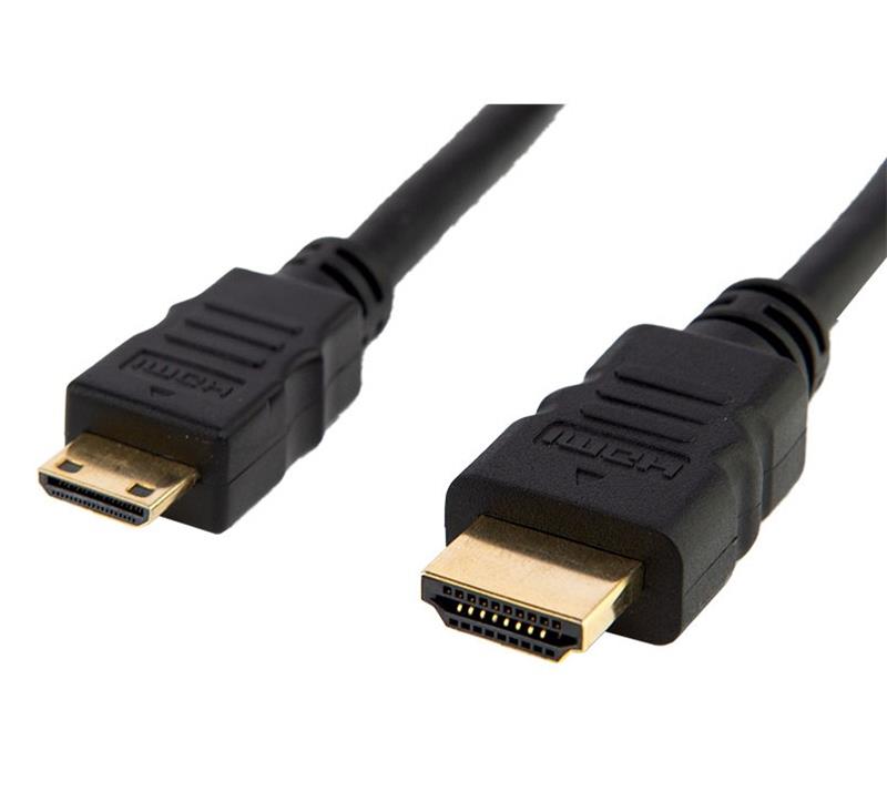 iCAN Mini HDMI  to HDMI, High Speed, M/M, 3D Ethernet 1.4, 6FT(Open Box)