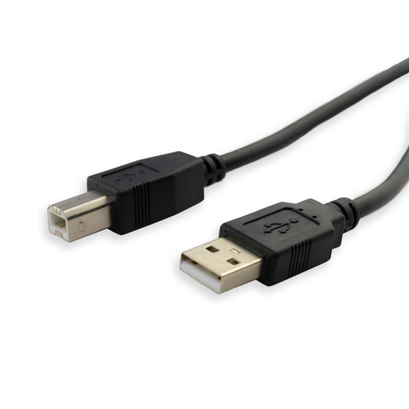 iCAN USB 2.0 Type-A Male to Type-B Male Cable, 3ft
