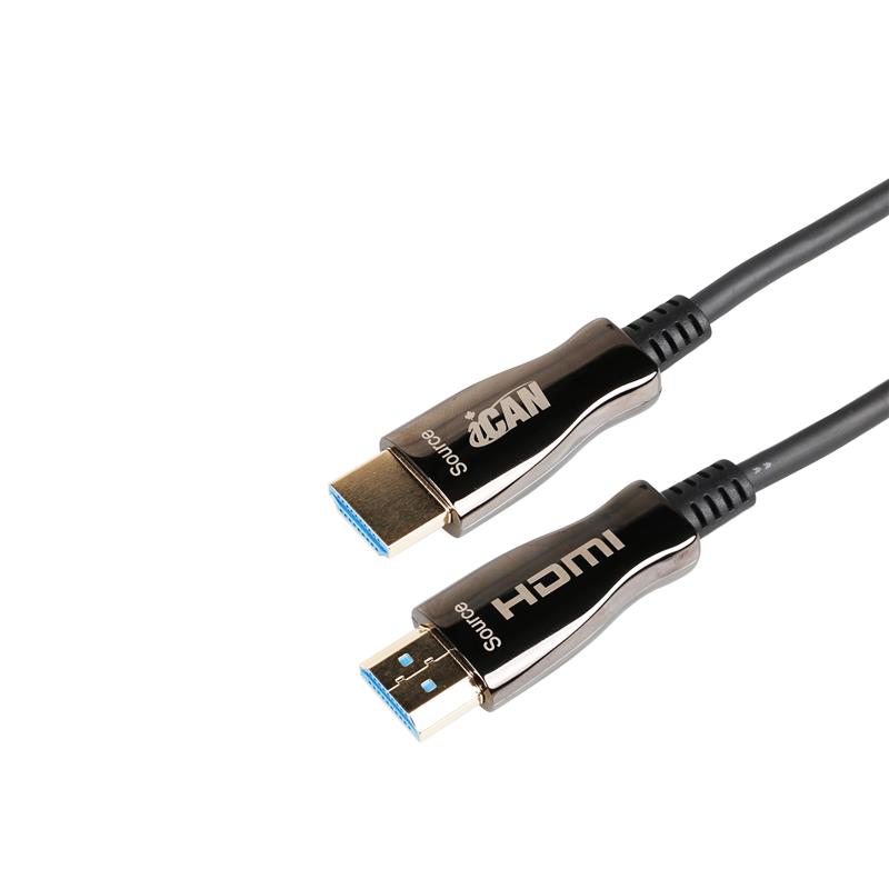 iCAN HDMI 2.0 AOC Cable, 4K@60Hz, Male to Male, 15M, Black