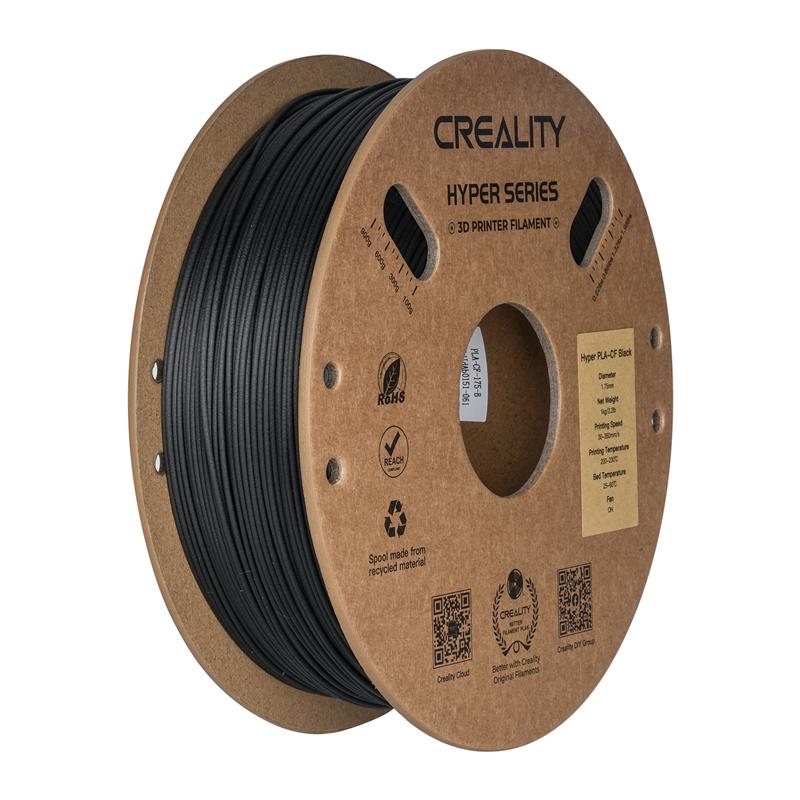 Creality Hyper PLA-CF 3D Printing Filament 1kg, 1.75mm, Black