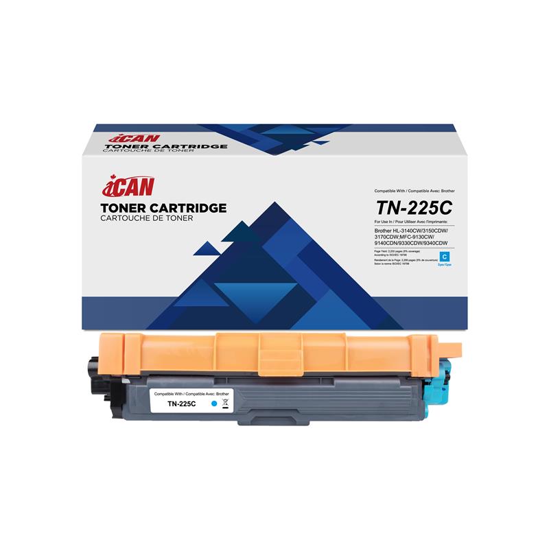 Cartouche de toner cyan Brother TN-225C compatible iCan