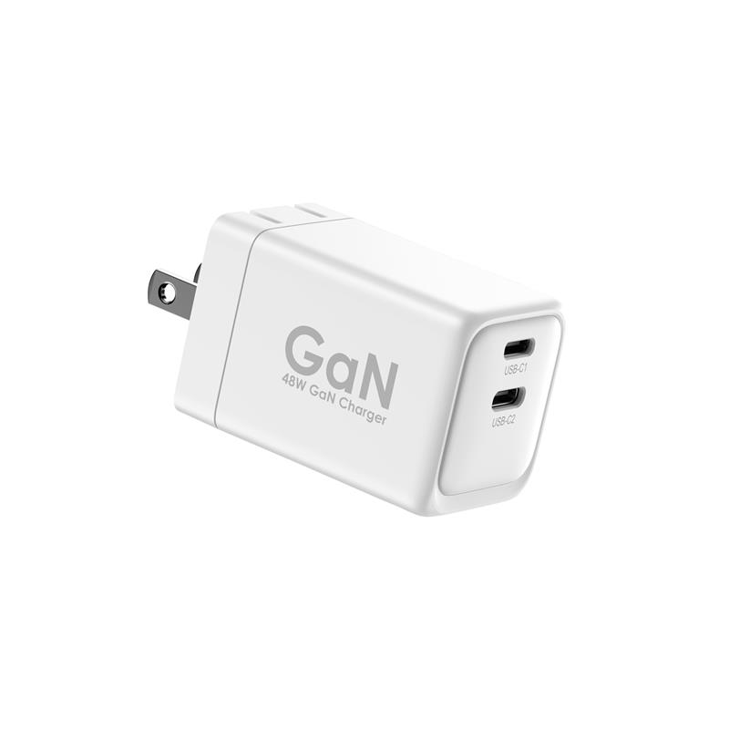 iCAN 48W Dual USB-C GaN PD Wall Charger(Open Box)