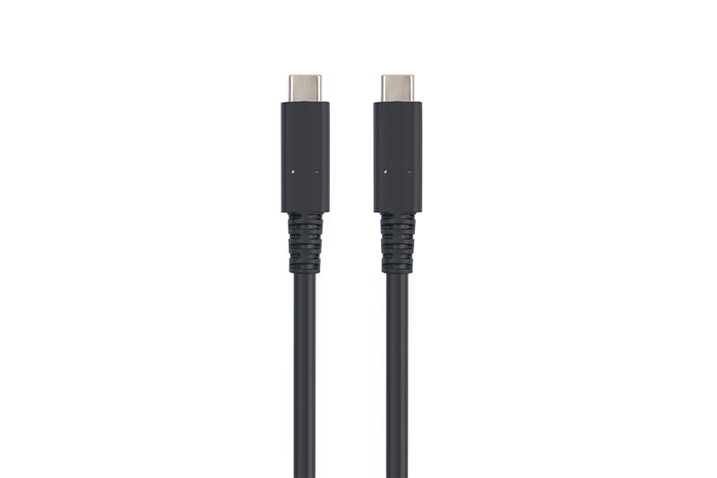 Câble 100 W iCAN Premium USB 4.0 Type C vers Type C, 40 Gbit/s, M/M, 2,6 pi, noir