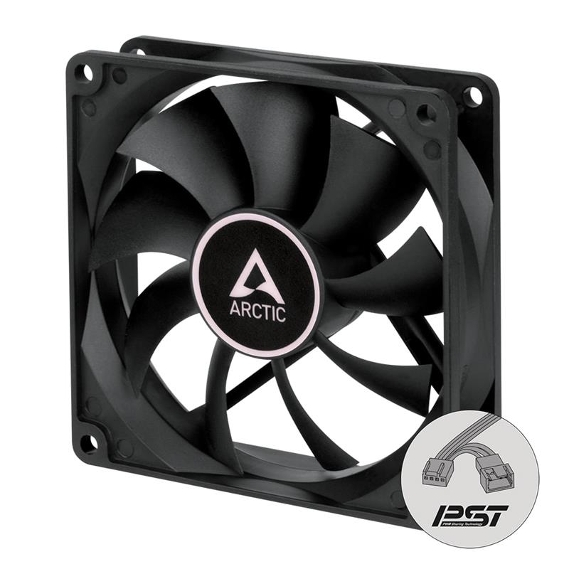 Ventilateur PWM Arctic F9 PWM PST 92 mm avec répartiteur de câble