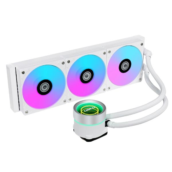 LIAN LI Galahad II Trinity 360mm AIO Liquid CPU Cooler - White(Open Box)