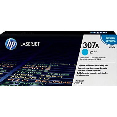 HP (307A) - Cartouche de toner cyan pour imprimantes HP (CE741A)