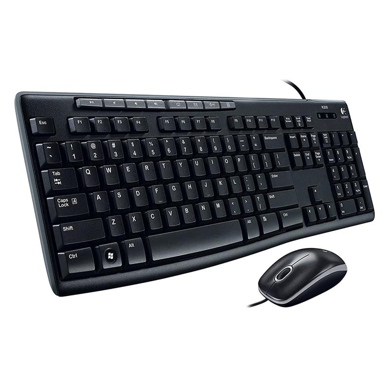 LOGITECH (MK200) - Ensemble clavier-souris filaires de bureau(Open Box)