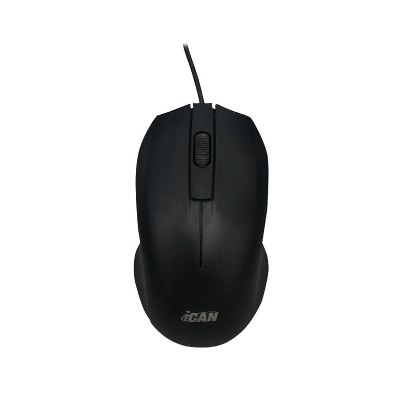 Souris filaire iCAN M-124 avec 3 boutons