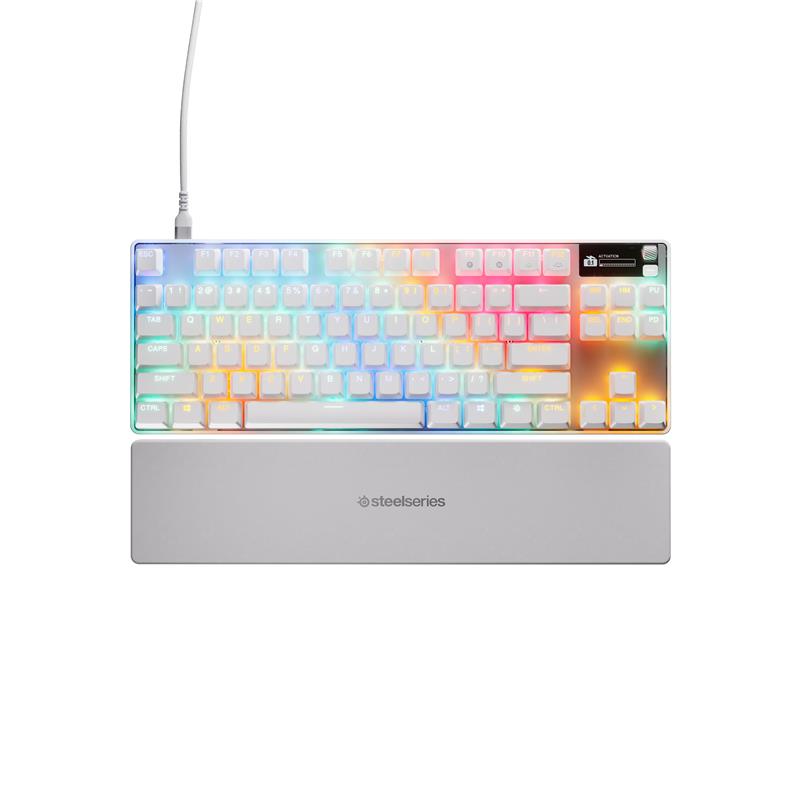 STEELSERIES Apex Pro TKL Gen 3 TKL (80 %) Clavier de jeu, Blanc