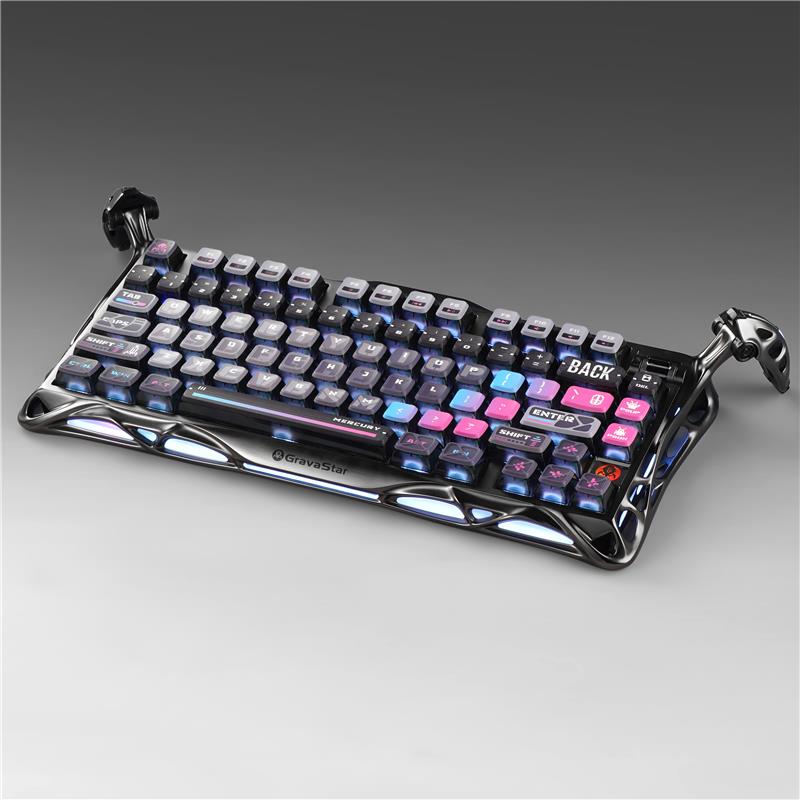 Clavier de jeu mécanique sans fil GravaStar Mercury K1 Pro 75%(Open Box)