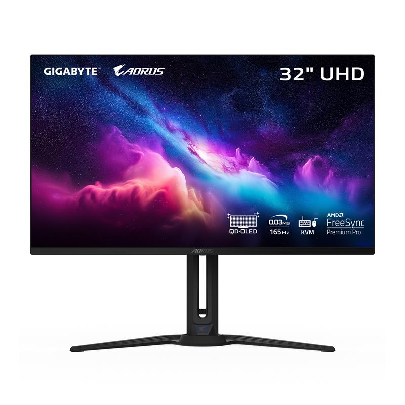 GIGABYTE AORUS 32" UHD QD-OLED 165Hz 0.03ms (GTG) Moniteur de jeu