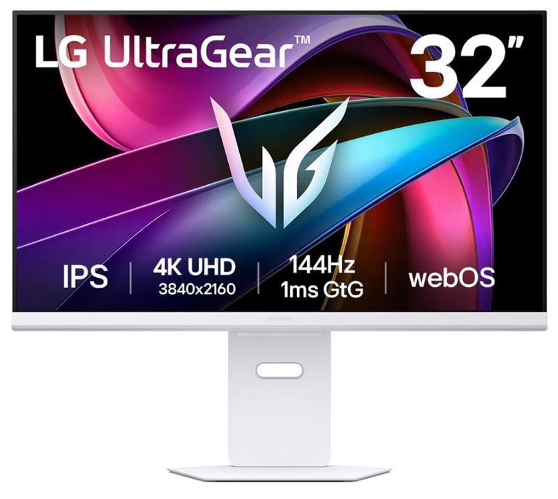 LG UltraGear 32" 4K IPS 144Hz 1ms (GtG) Moniteur de jeu blanc