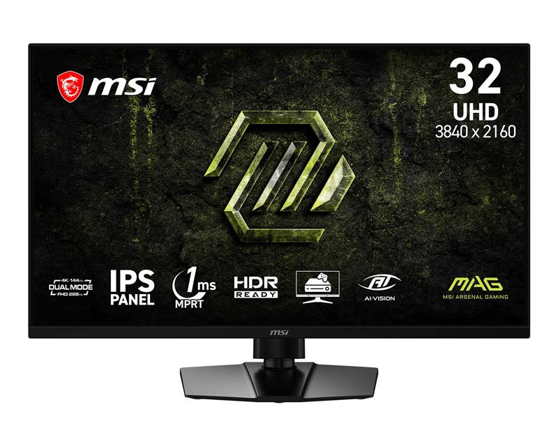 MSI 31.5 po 3840 x 2160 UHD IPS à double mode 144Hz de jeu Moniteur