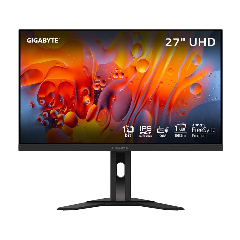Gigabyte M27UA 27" UHD 3840x2160 SS IPS 160Hz 1ms MPRT moniteur de jeu(Open Box)