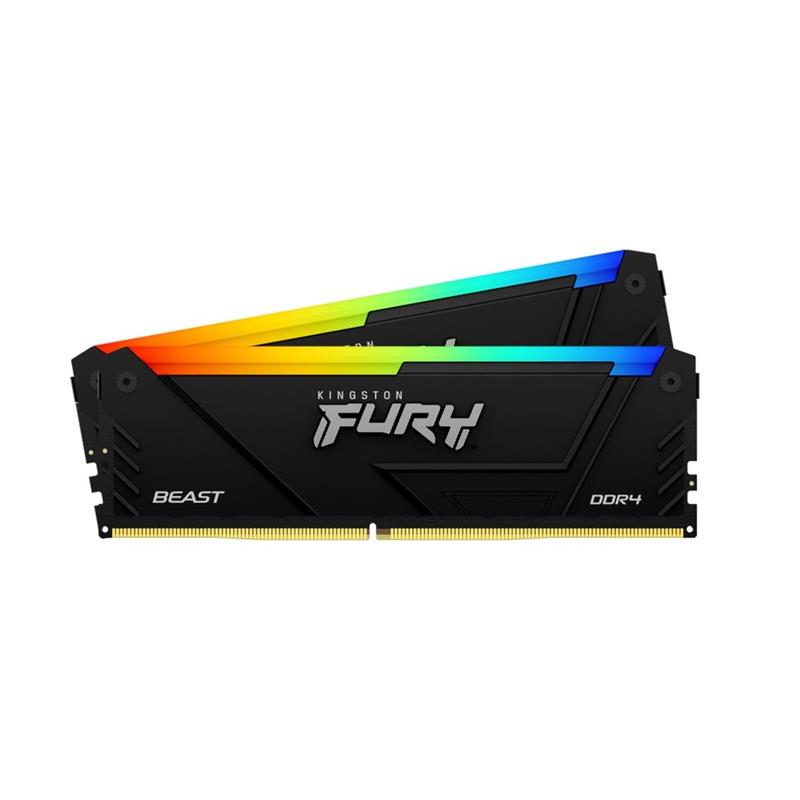 Kingston FURY Beast RGB 64GB (2x32GB) DDR4 3200MHz CL16 UDIMM