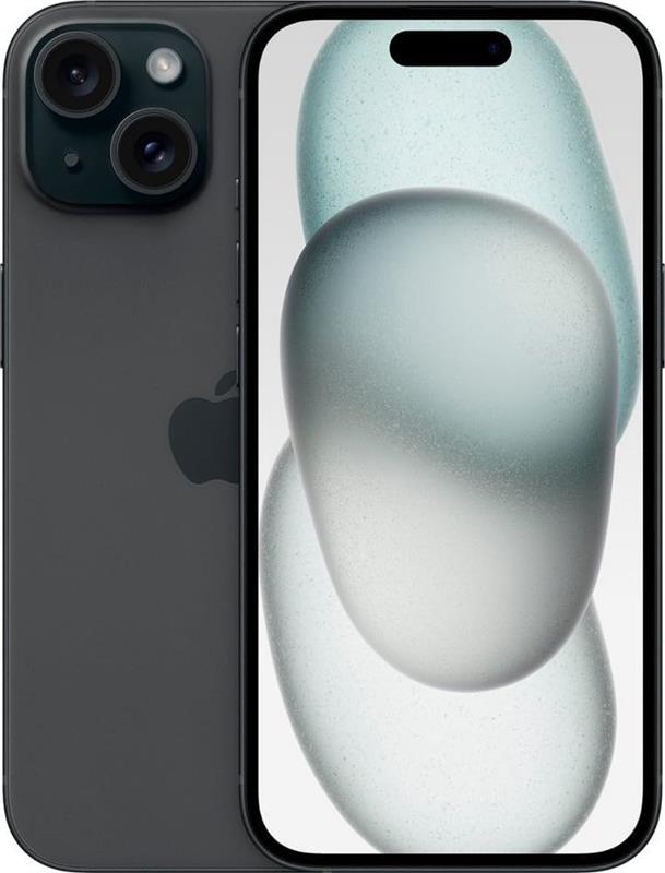 APPLE iPhone 15 128GB, Black, Renewed (Grade A), Unlocked