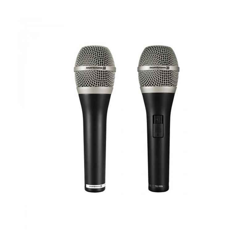 BEYERDYNAMIC TG V50 (S)  Cardioid dynamic vocal microphone with switch, wide pick-up range, and high feedback rejection for liv