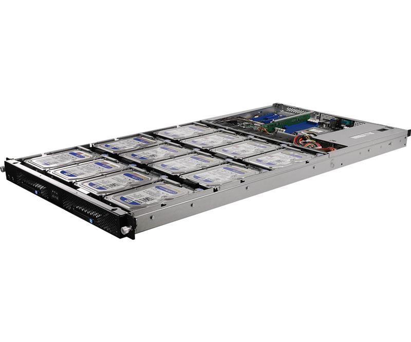 ASROCK 1U Barebone Server Single Processor - (1U12XL-EPYC/2T2E)