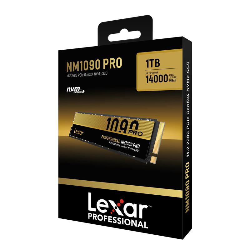 Lexar NM1090 PRO 1TB SSD NVMe M.2 2280 PCIe 5.0
