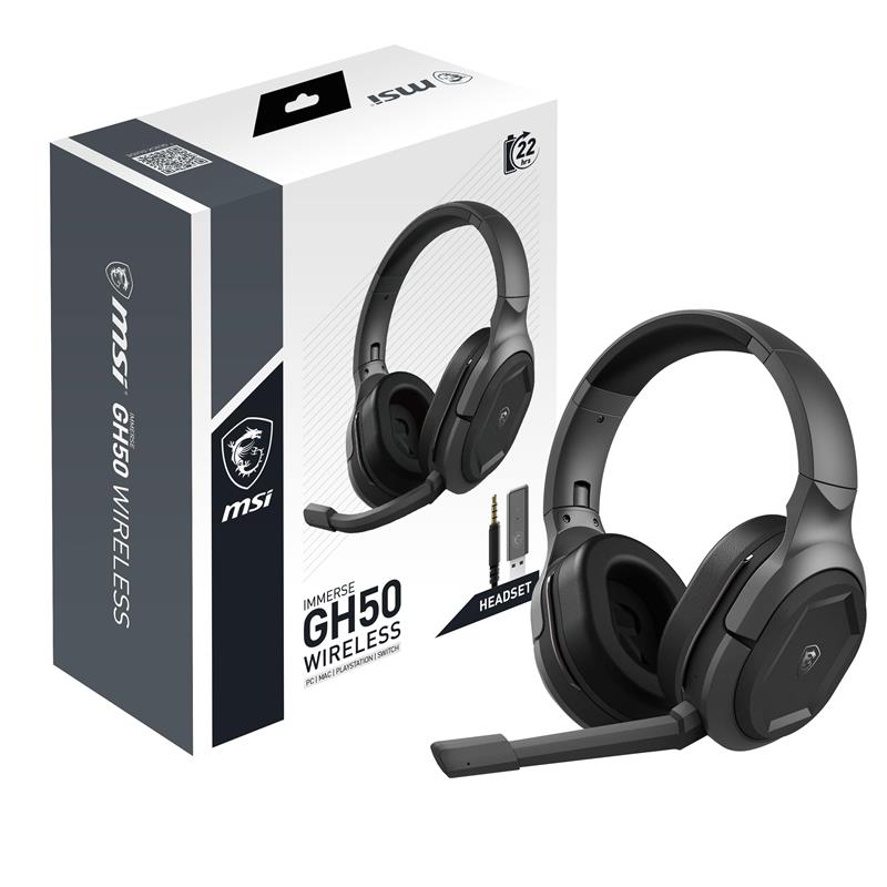 MSI IMMERSE GH50 Casque de jeu sans fil
