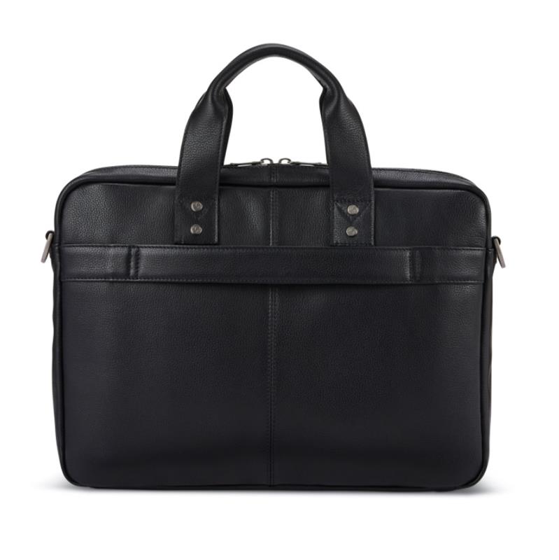 Serviette mince classique en cuir SAMSONITE 15,6 po, noir