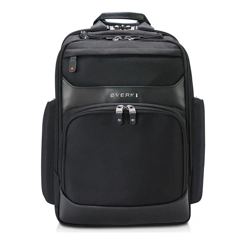 EVERKI Sac à dos pour ordinateur portable premium Onyx jusqu'à 15,6 po, noir