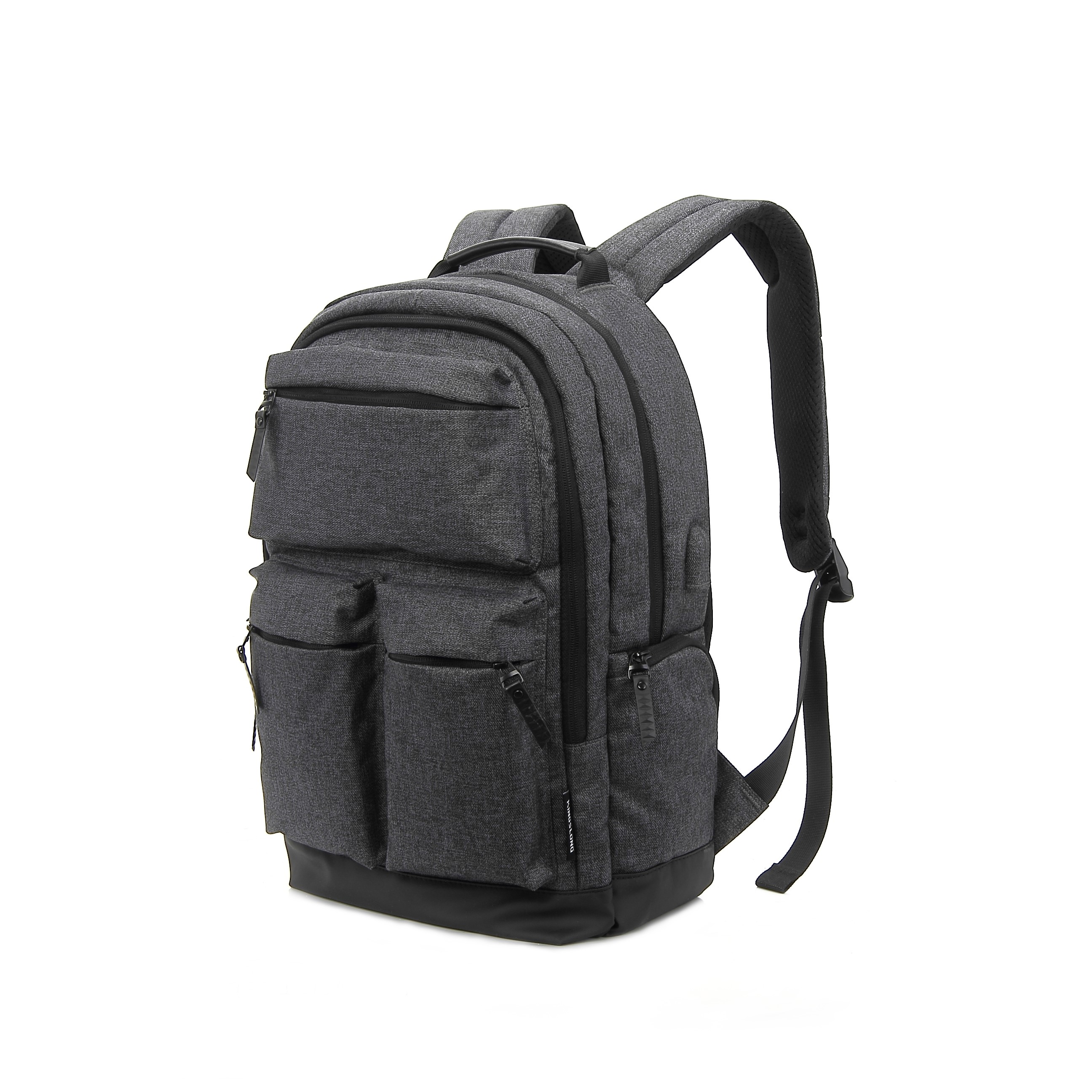 KINGSLONG - Sac à dos en polyester 15,6 po noir