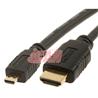 iCAN Micro HDMI (Type D) to HDMI Type A Cable, 3D Ethernet 1.4 - 15 ft