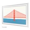 SAMSUNG 75" "The Frame" Cadre Basique Personnalisable - Blanc" une option en français canadien